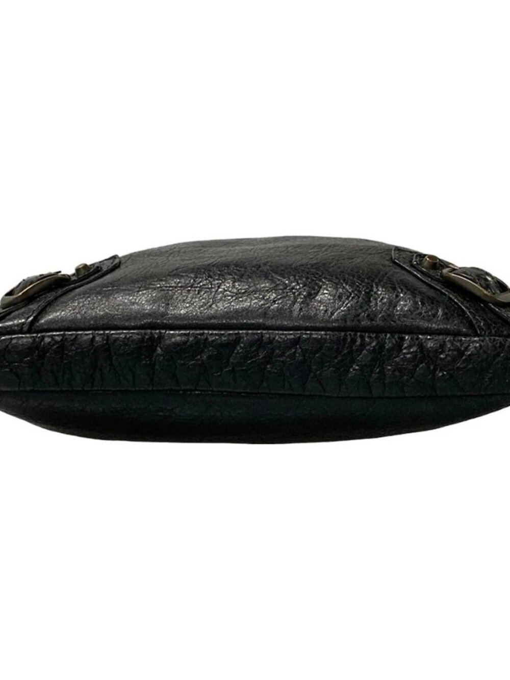 BALENCIAGA Classic Flat 310250 Black Leather Shoulder Bag - Picture 5 of 15